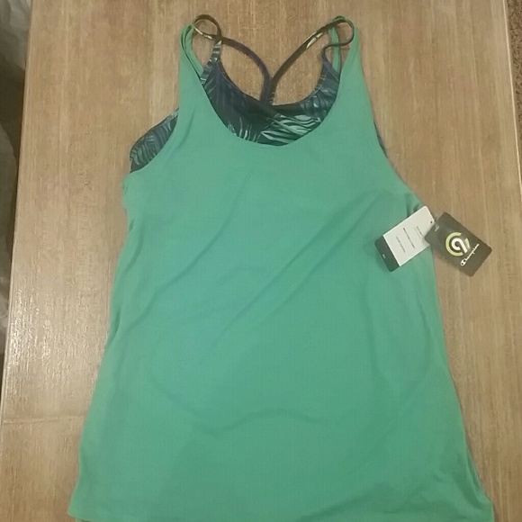 Champion Tops - C9 Champion Duo Dry Tip with attached sports bra Champion Tops - C9 Champion Duo Dry Tip with attached sports bra